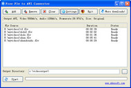 Free Flv to AVI Converter screenshot